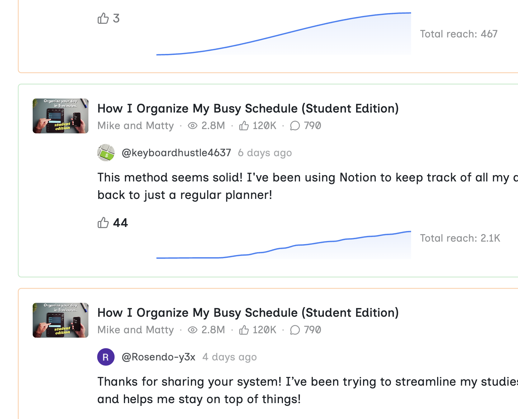 Build momentum and healthy habits